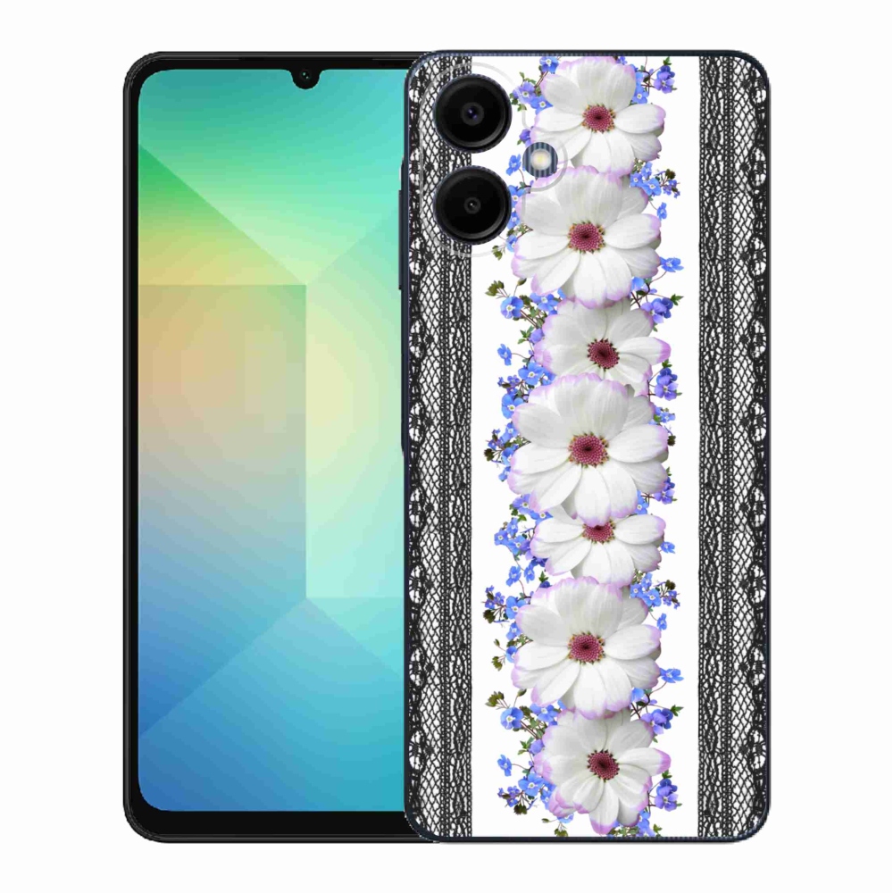 Gélový kryt mmCase na Samsung Galaxy A06 4G - kvety 8