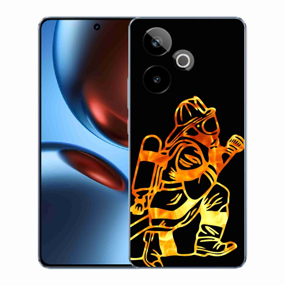 Gélový kryt mmCase na Realme GT 7 5G/GT 7T 5G - hasič 1