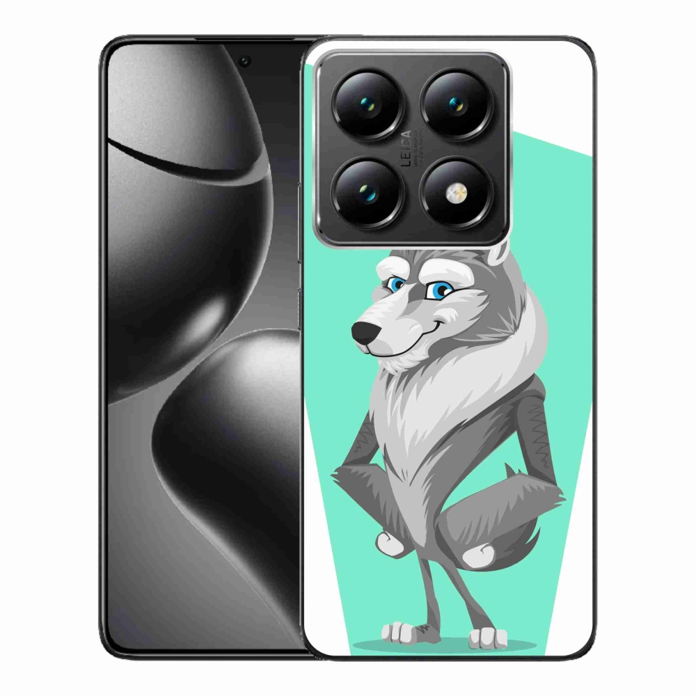 Gélový kryt mmCase na Xiaomi 14T Pro - kreslený vlk