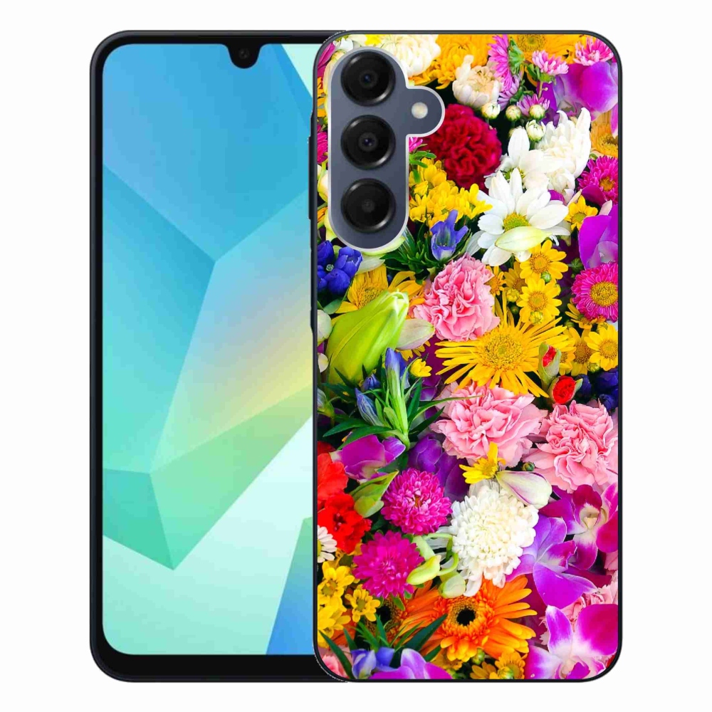 Gélový kryt mmCase na Samsung Galaxy A16 4G/5G - kvety 12