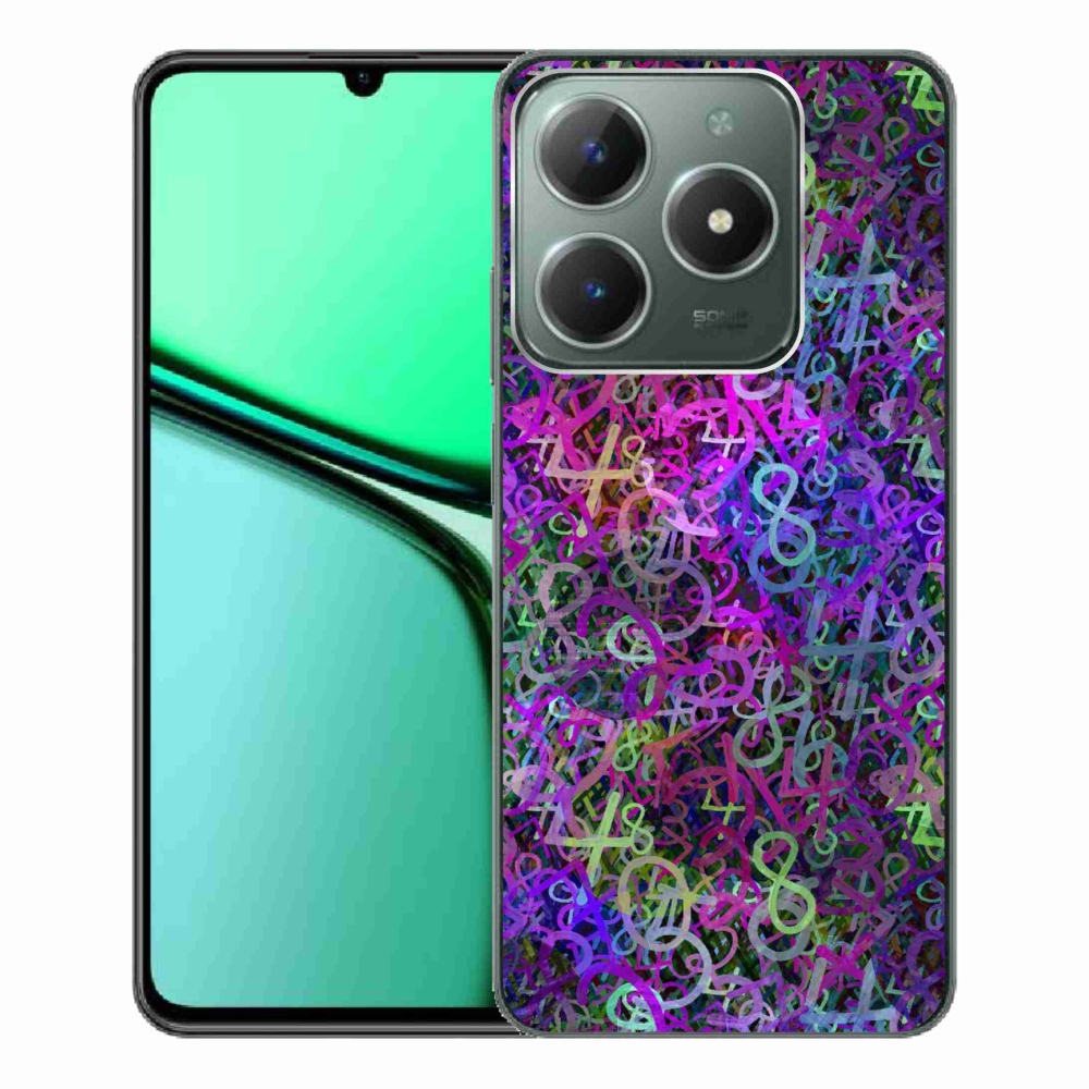 Gélový kryt mmCase na Realme C61 - abstraktný motív 25