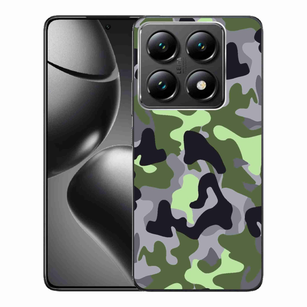 Gélový kryt mmCase na Xiaomi 14T Pro - maskáčový vzor 7