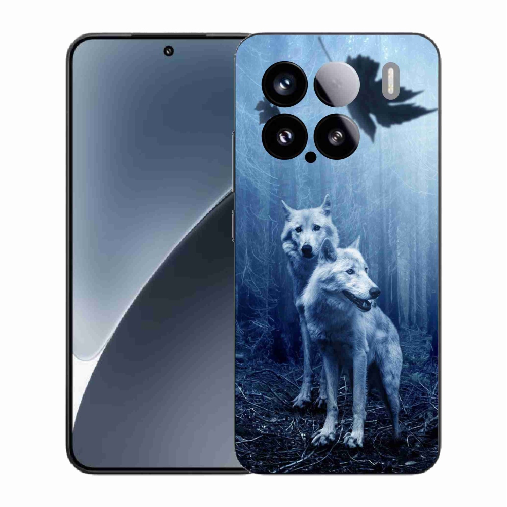 Gélový kryt mmCase na Xiaomi 15 - vlci v lese