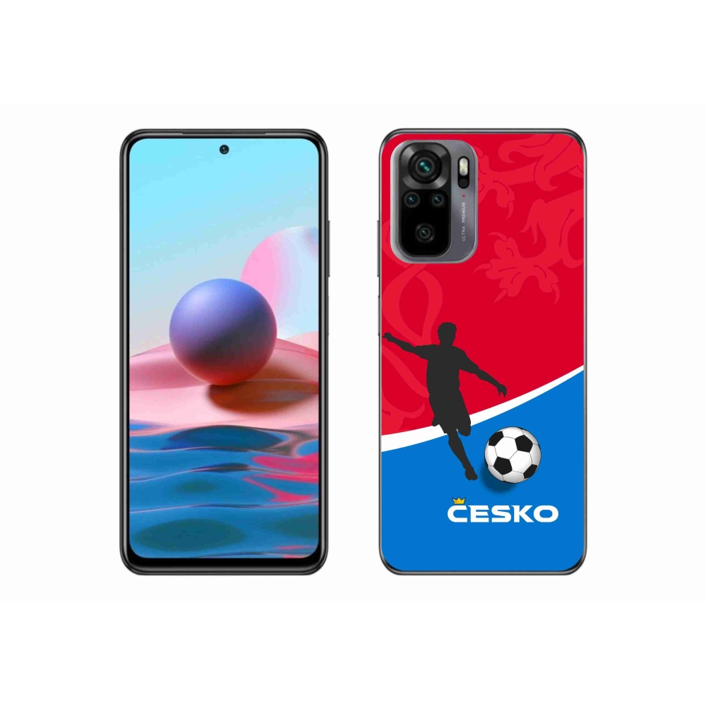 Gélový kryt mmCase na Xiaomi Redmi Note 10S - futbal Česko