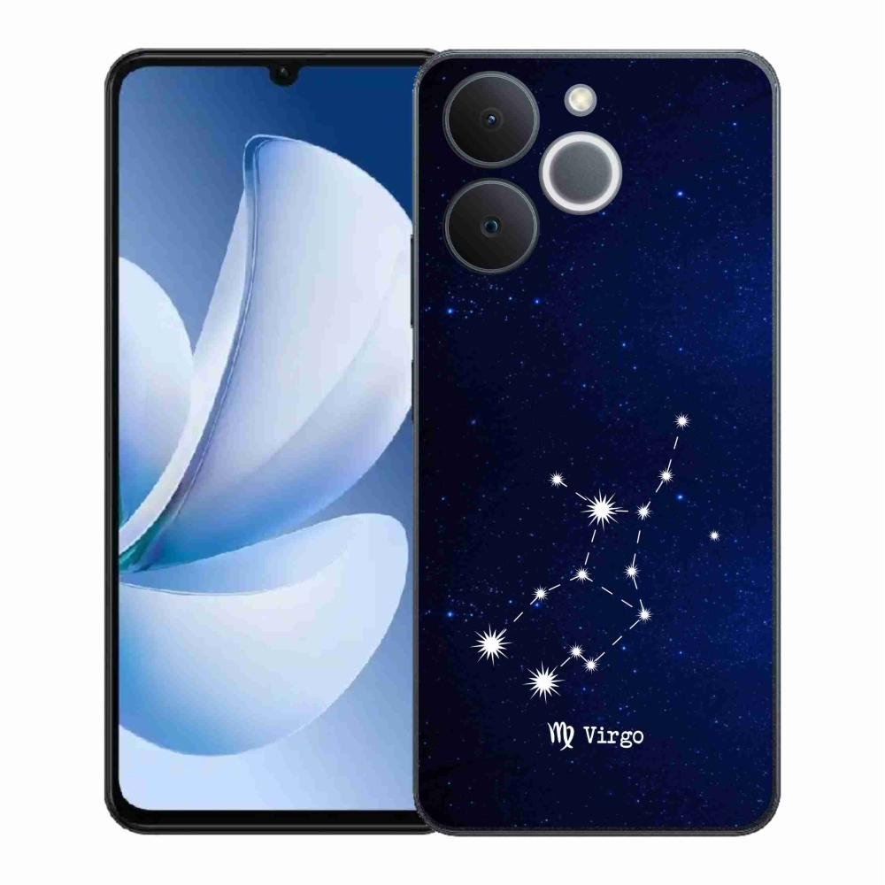Gélový kryt mmCase na Realme Note 70T - súhvezdie Panny