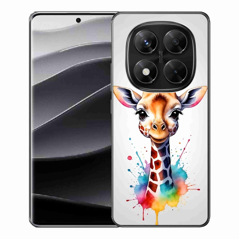 Gélový kryt mmCase na Xiaomi Redmi Note 14 Pro 5G/Poco X7 5G - žirafa 1