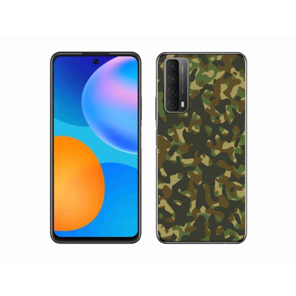 Gélový kryt mm Case na Huawei P Smart (2021) - maskáčový vzor 1