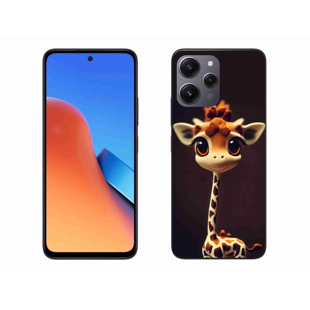 Gélový kryt mmCase na Xiaomi Redmi 12 - malá žirafa