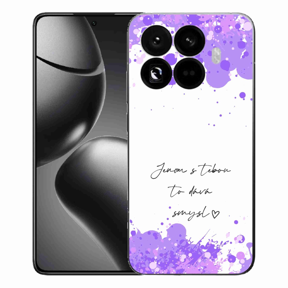 Gélový kryt mmCase na Xiaomi 15T Pro - zamilovaný text biele pozadie