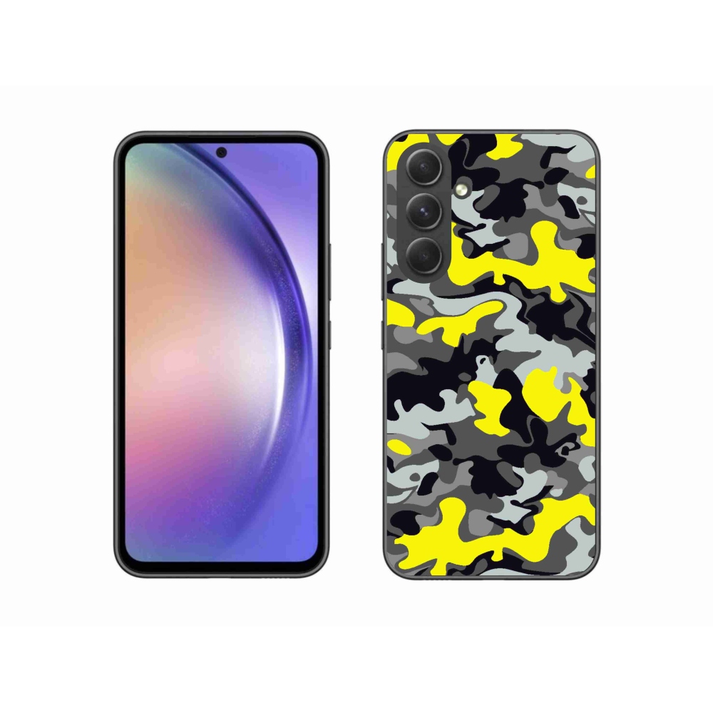 Gélový kryt mmCase na Samsung Galaxy A54 5G - maskáčový vzor 6