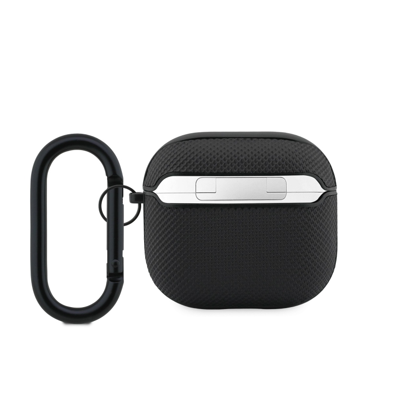 Lacoste Petit Pique Croc Logo Patch Case pre AirPods 4 Black