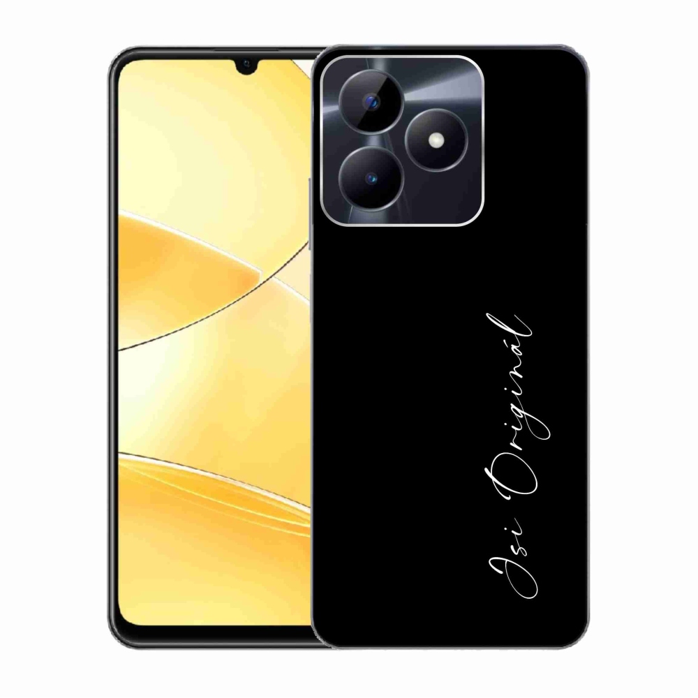 Gélový kryt mmCase na Realme C51/C53 - si originál čierne pozadie
