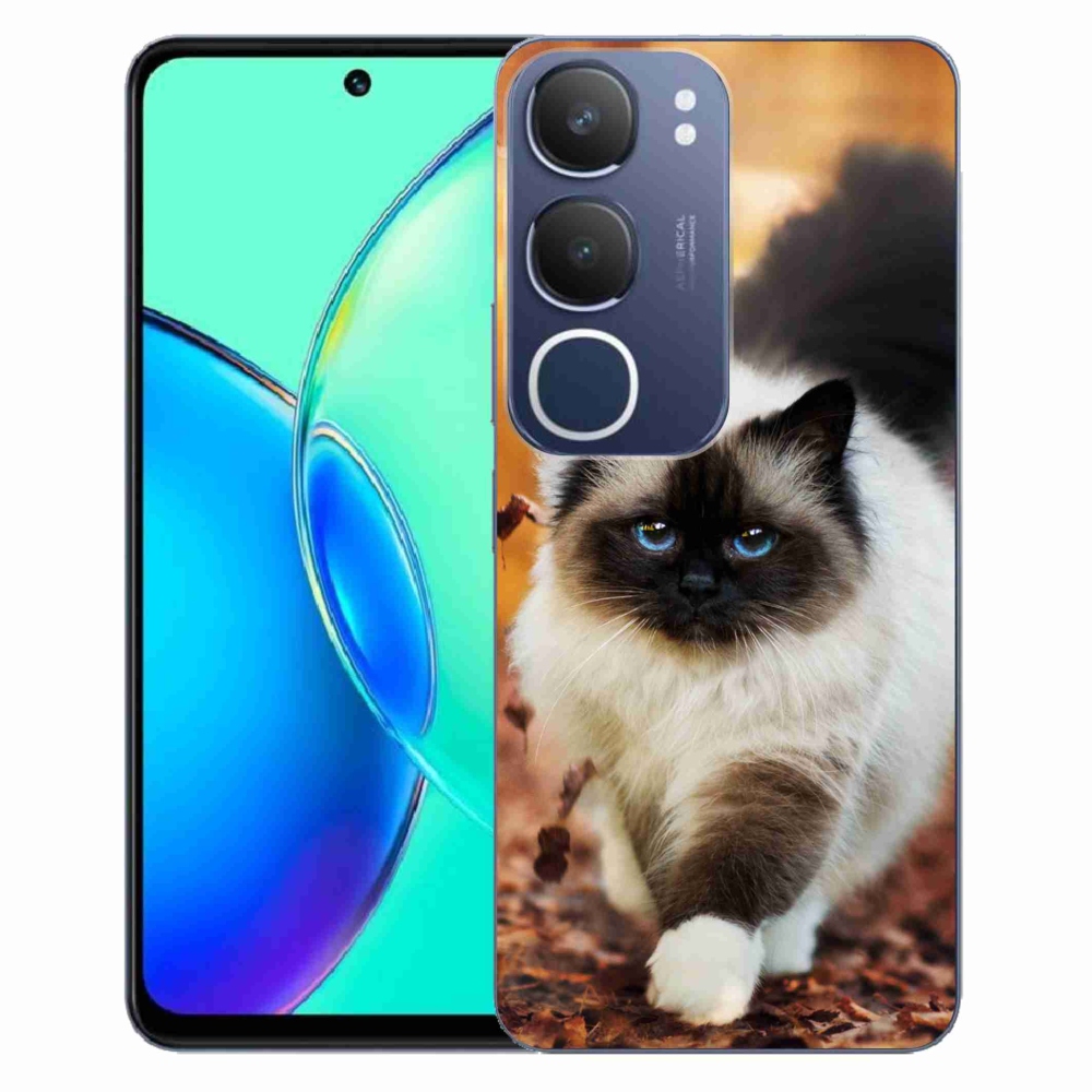 Gélový kryt mmCase na Vivo Y19s - mačka