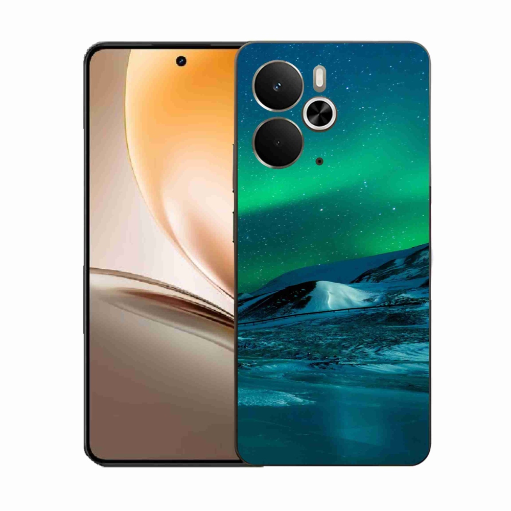 Gélový kryt mmCase na Realme 14 5G - polárna žiara