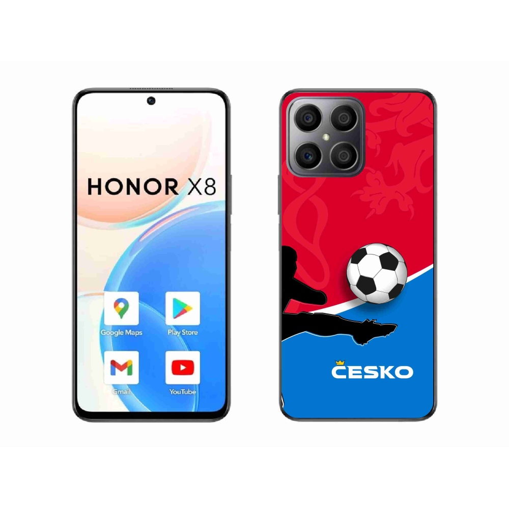 Gélový kryt mmCase na Honor X8 4G - futbal Česko 2
