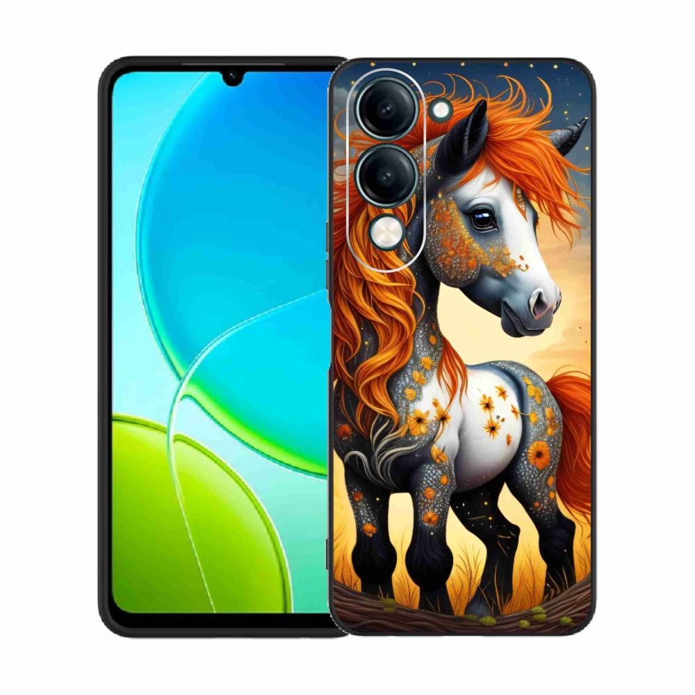 Gélový kryt mmCase na Vivo Y29s 5G - farebný poník