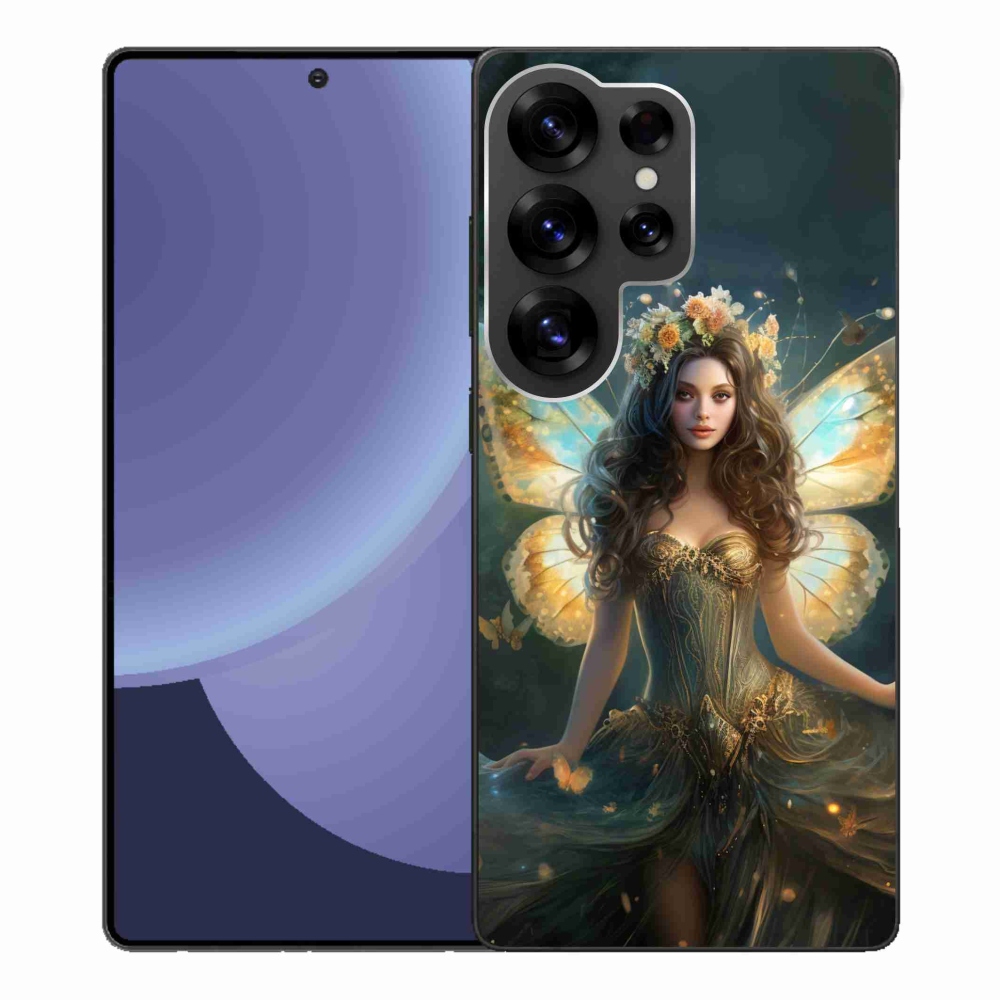 Gélový kryt mmCase na Samsung Galaxy S25 Ultra - motýlia žena
