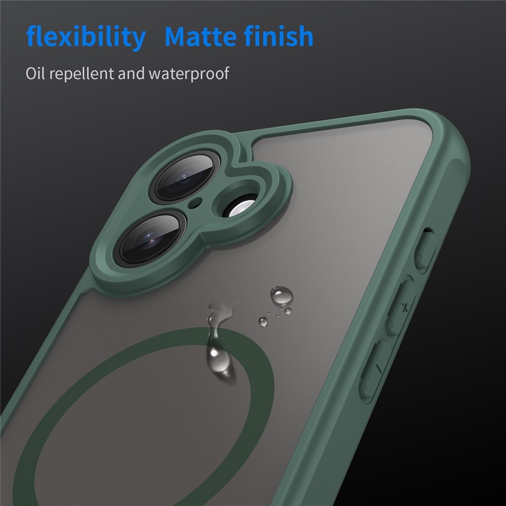 Case matný gélový obal s MagSafe na iPhone 17 - zelený