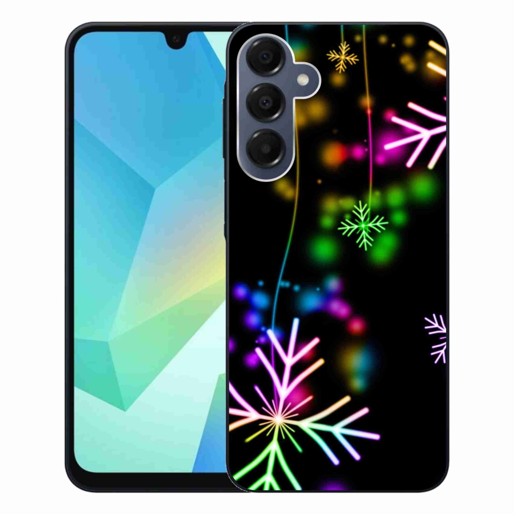 Gélový kryt mmCase na Samsung Galaxy A16 4G/5G - farebné vločky