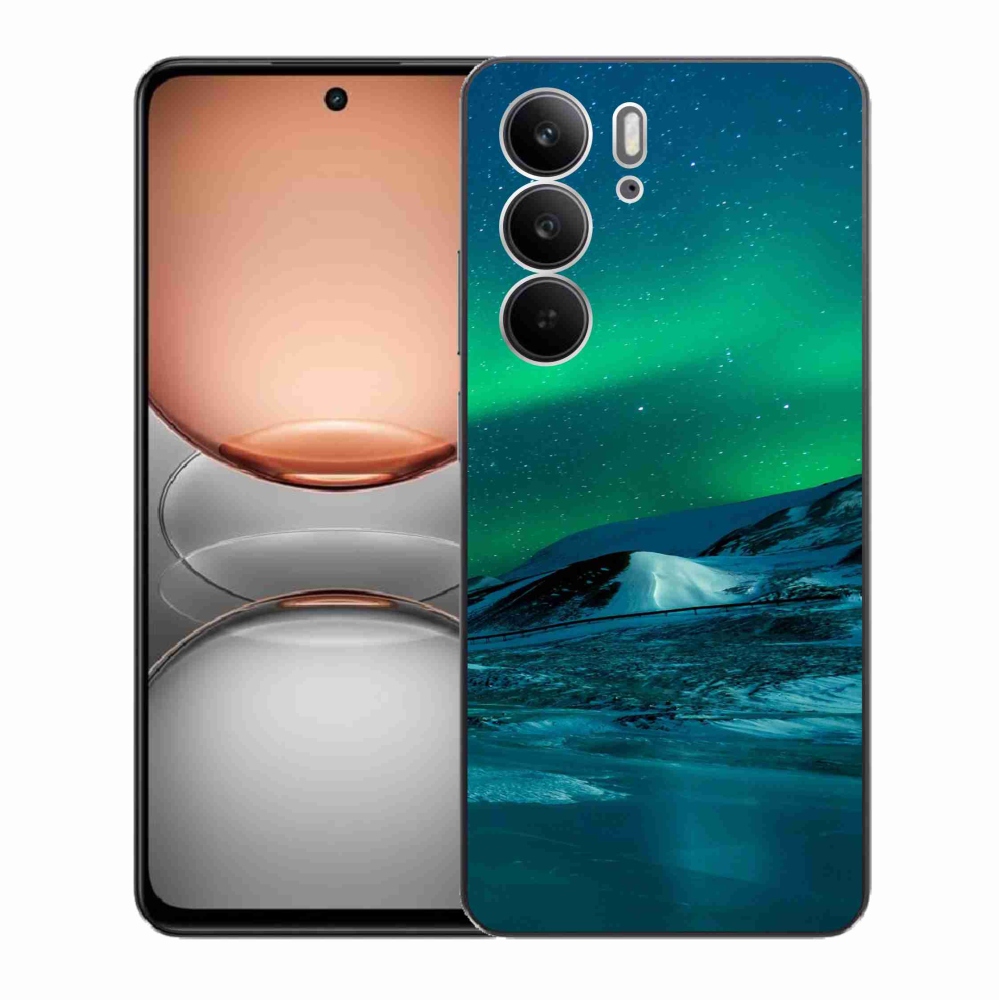 Gélový kryt mmCase na Realme C75 - polárna žiara