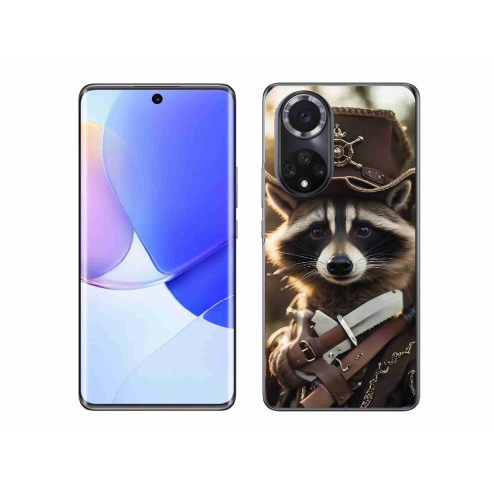 Gelový kryt mmCase na Huawei Nova 9 - mýval v uniformě