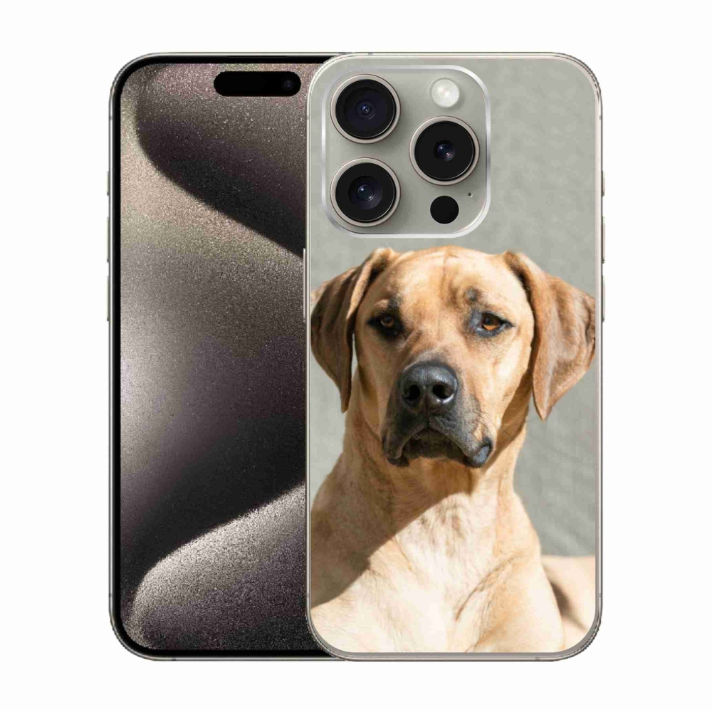 Gélový kryt mmCase na iPhone 15 Pro - ridgeback