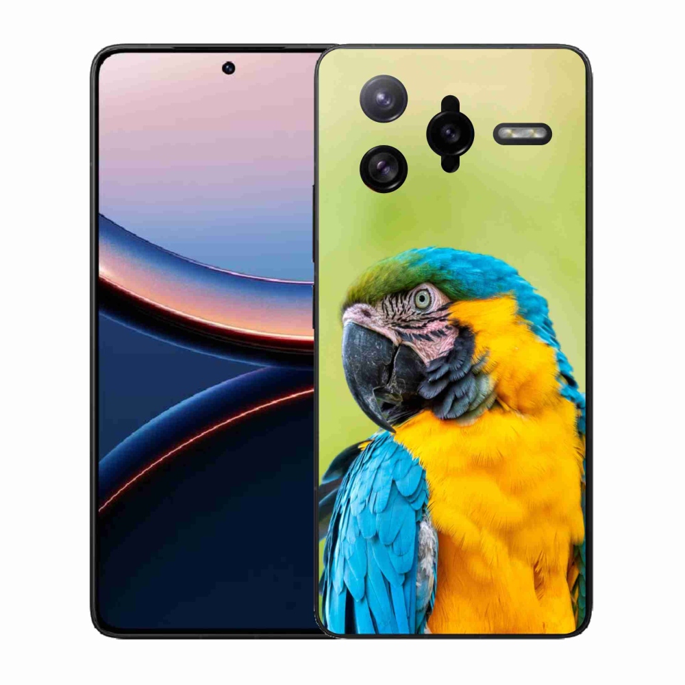 Gélový kryt mmCase na Xiaomi Poco F7 Ultra - papagáj ara 2