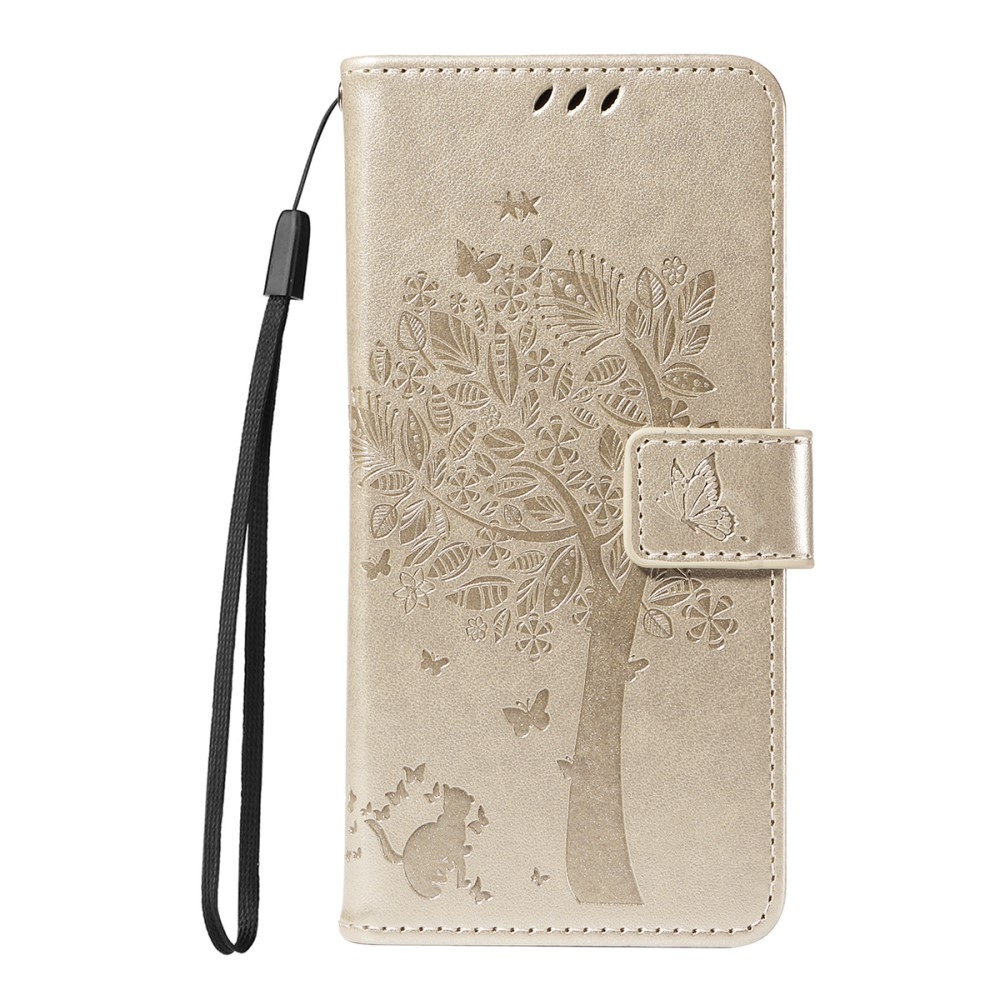 Trees knižkové puzdro na Xiaomi Redmi A5 (173.45x79.35x8.45mm) - zlaté