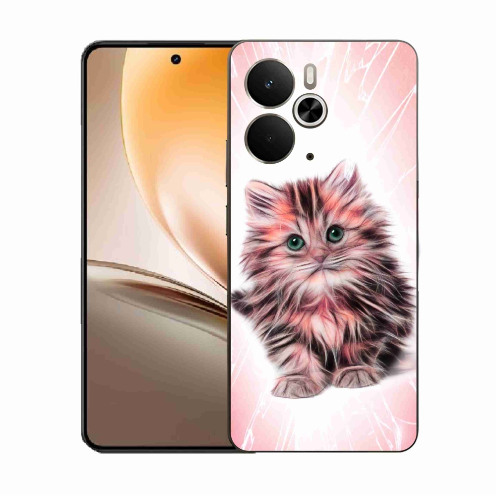 Gélový kryt mmCase na Realme 14 5G - roztomilé mačiatko