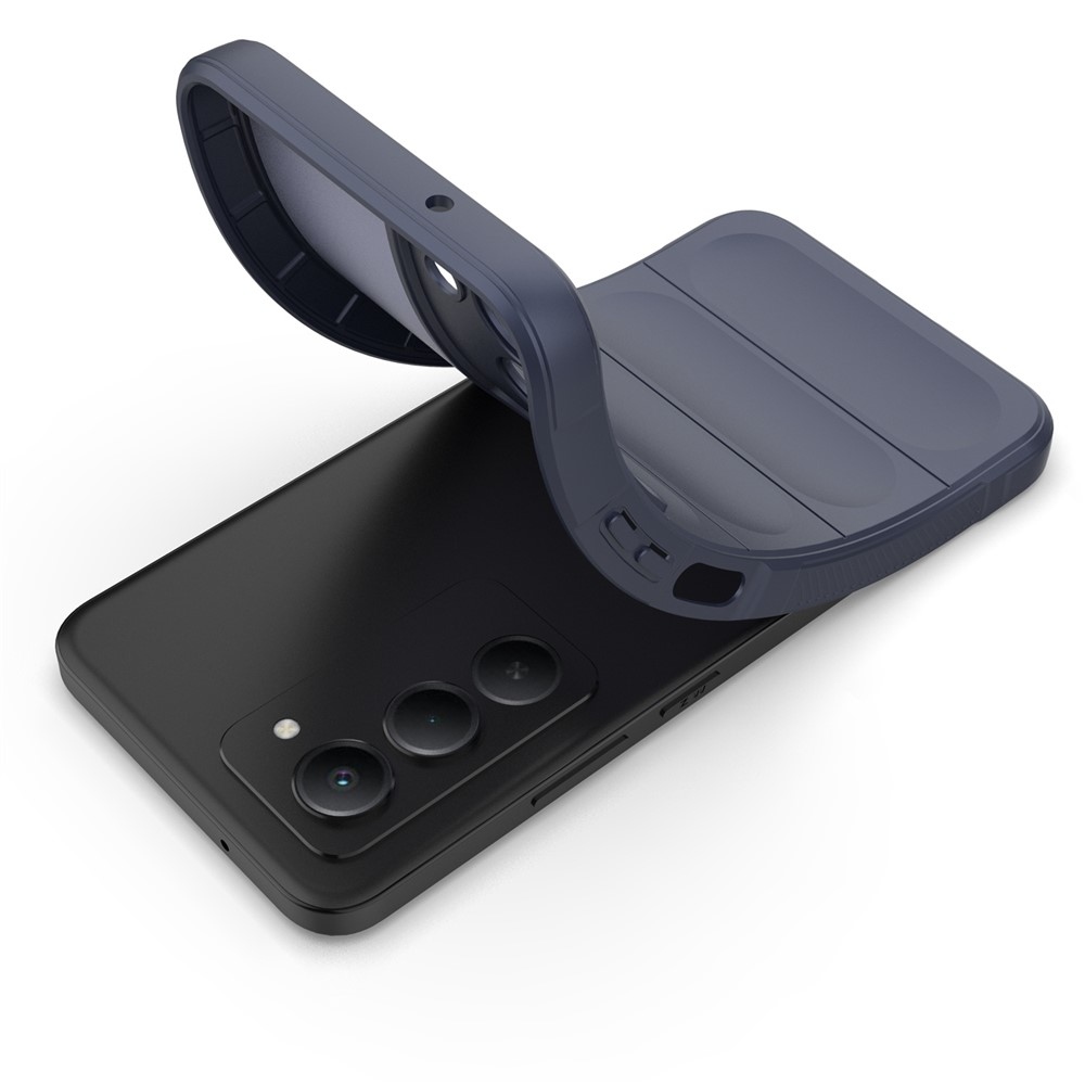 Rugg odolný gélový obal na Xiaomi Redmi 15 4G (171mm) - tmavomodrý