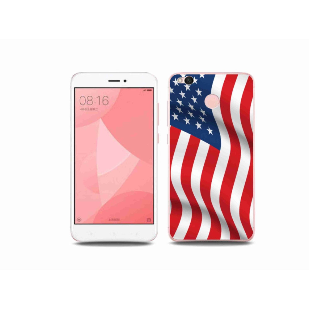 Gélový kryt mmCase na mobil Xiaomi Redmi 4X - USA vlajka