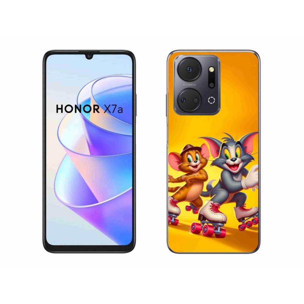 Gélový kryt mmCase na Honor X7a - tom a jerry