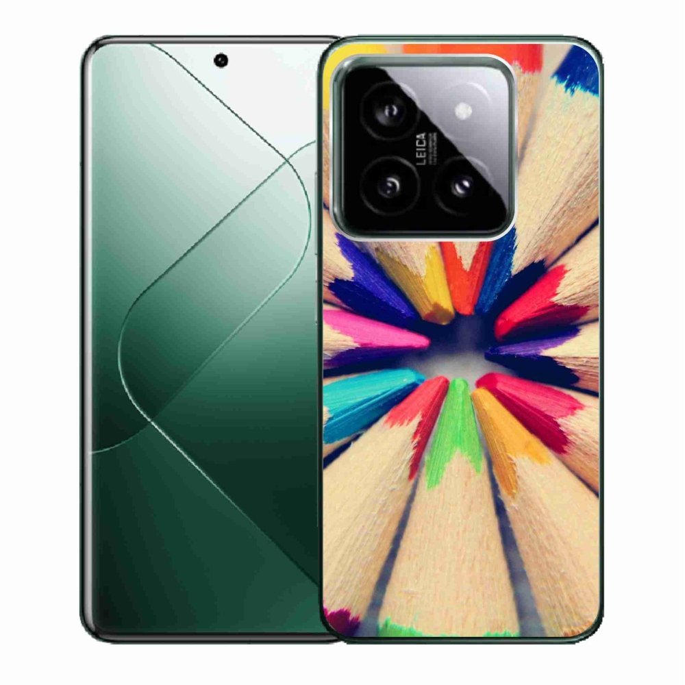 Gélový kryt mmCase na Xiaomi 14 - pastelky