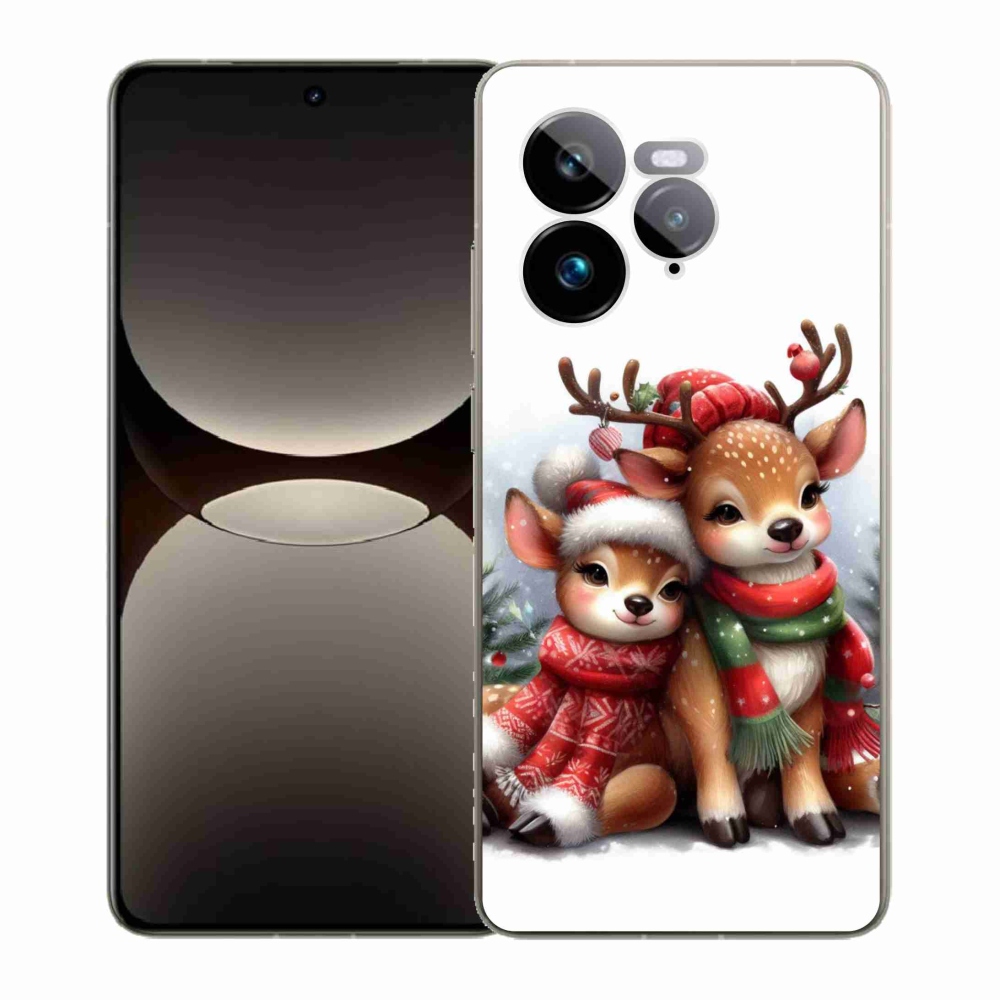 Gélový kryt mmCase na Realme GT 7 Pro 5G - vianočné soby