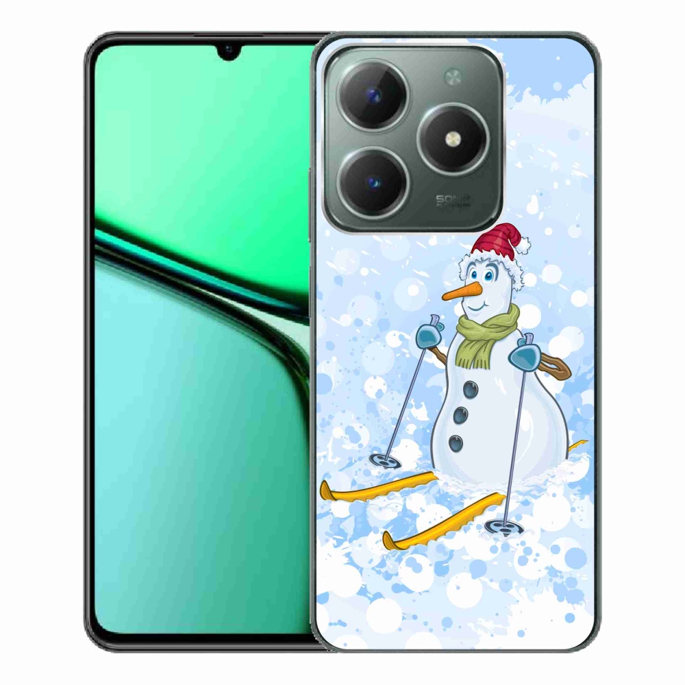 Gélový kryt mmCase na Realme C61 - snehuliak