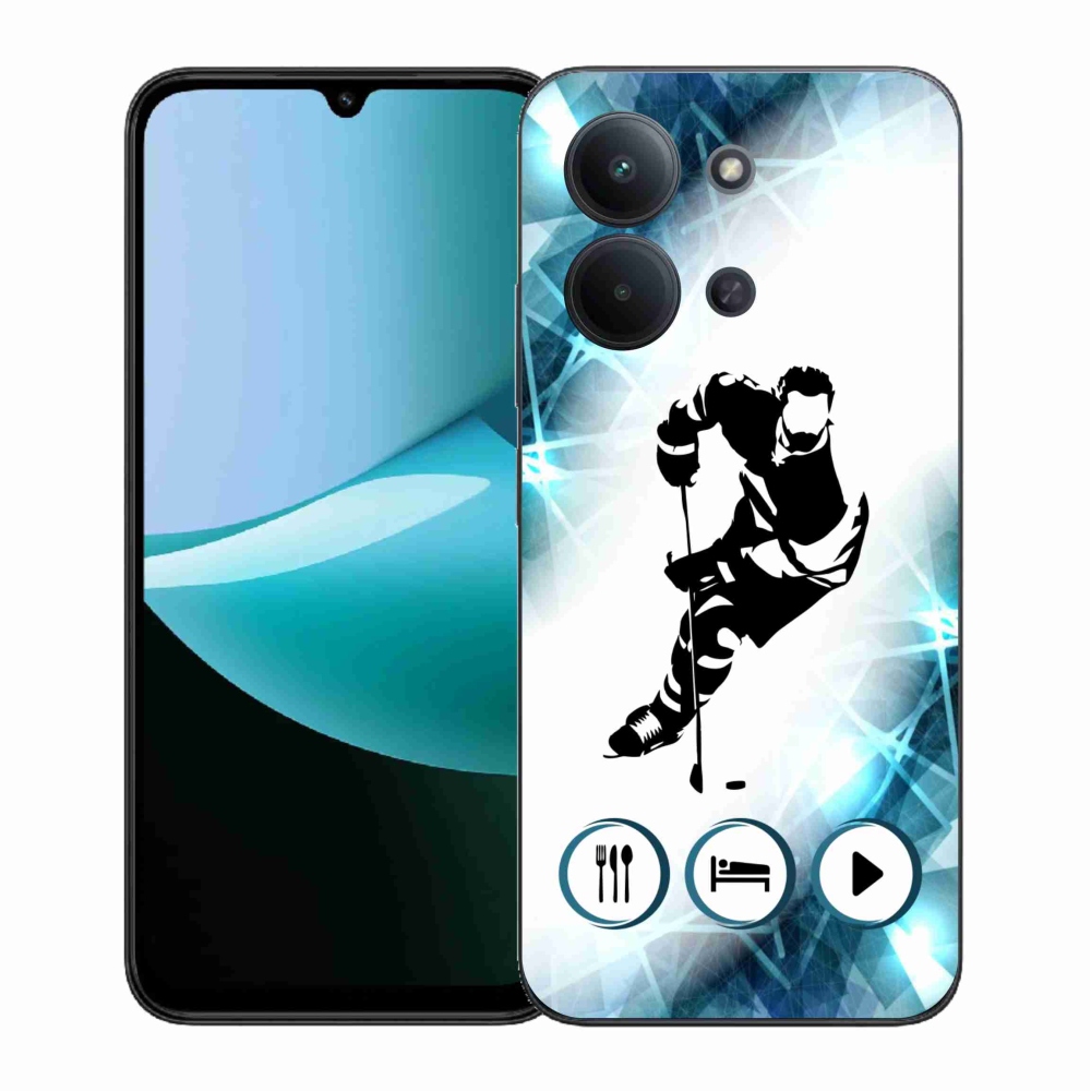 Gélový kryt mmCase na Xiaomi Redmi 15C 4G (171mm)/Poco C85 4G (171mm) - hokej 1