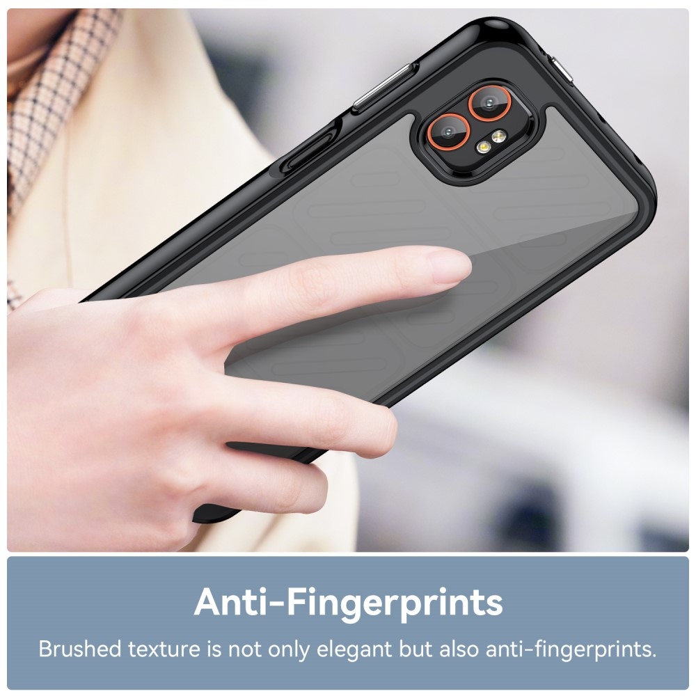 Gélový obal s pevným chrbtom na Samsung Galaxy Xcover 7 Pro - čierne