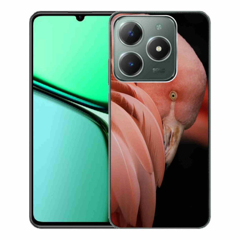 Gélový kryt mmCase na Realme C61 - plameniak 3