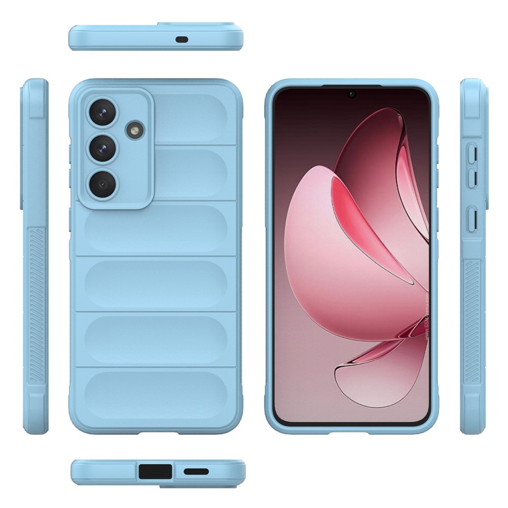 Rugg odolný gélový obal na Samsung Galaxy S25 FE - svetlomodrý