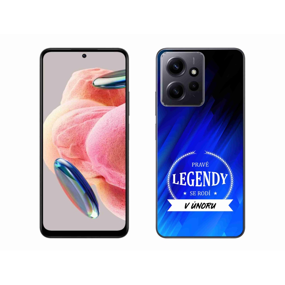 Gélový kryt mmCase na Xiaomi Redmi Note 12 4G - legendy vo februári modré pozadie