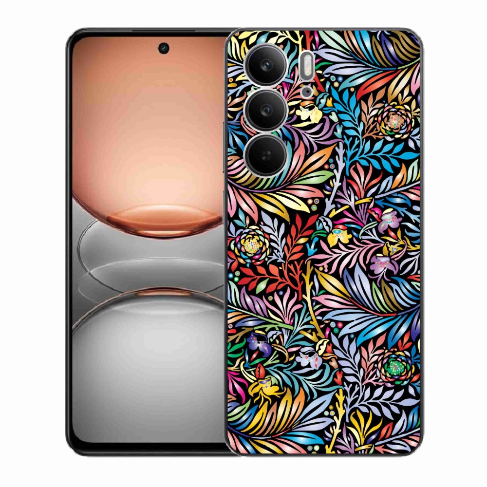 Gélový kryt mmCase na Realme C75 - kvety 5