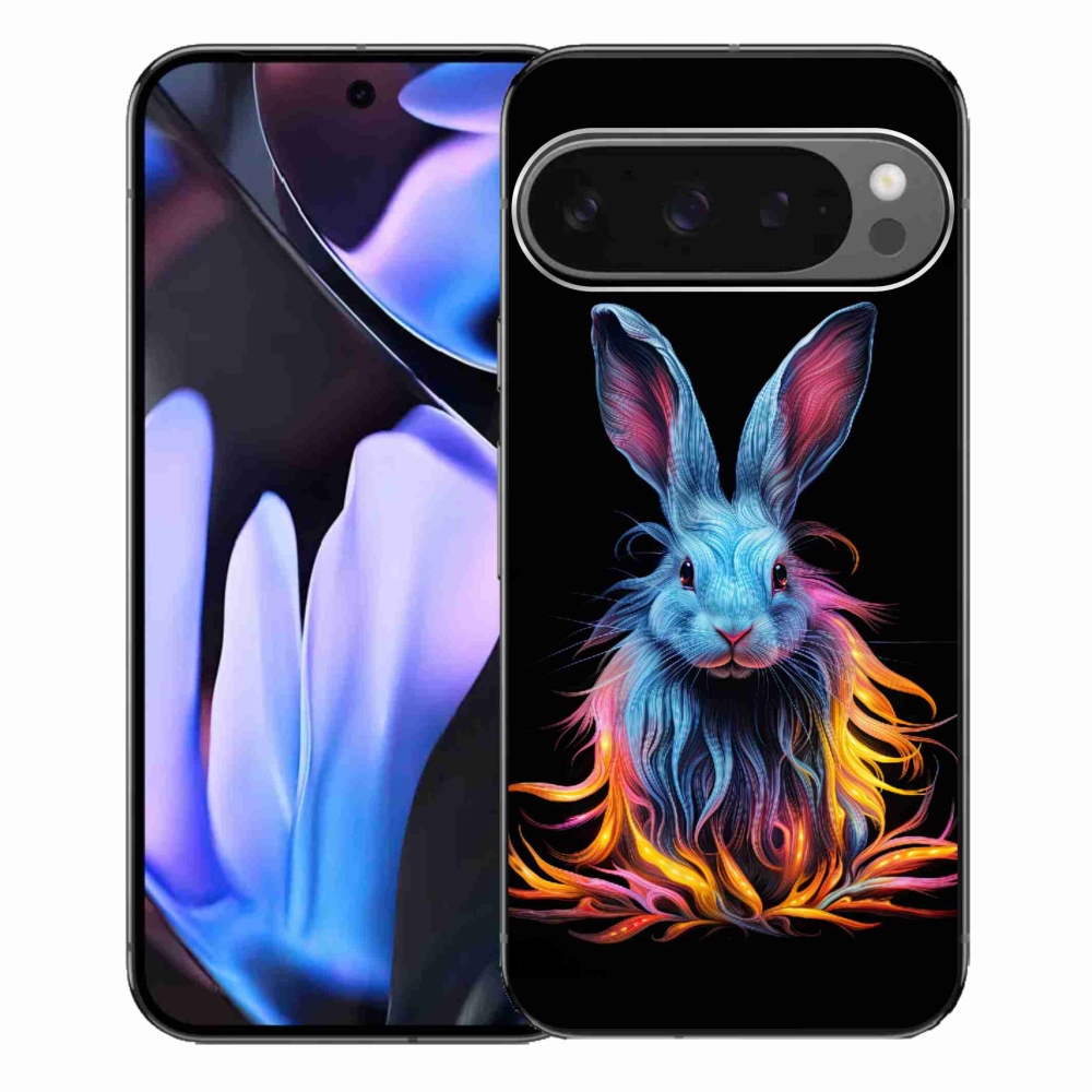 Gélový kryt mmCase na Google Pixel 9 Pro XL - abstraktný zajac