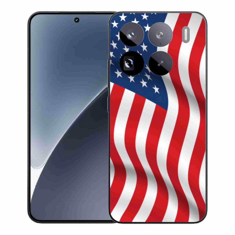 Gélový kryt mmCase na Xiaomi 15 Pro - USA vlajka