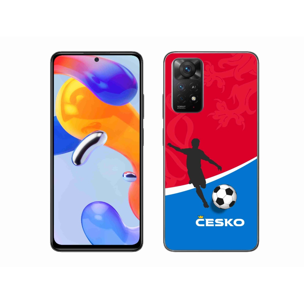 Gélový kryt mmCase na Xiaomi Redmi Note 11 Pro 4G/5G - futbal Česko