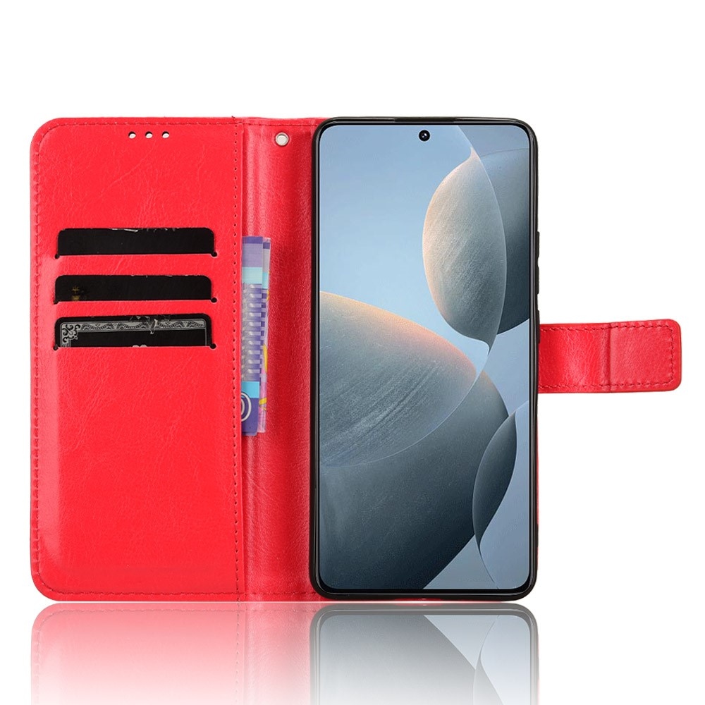 Wallet knižkové púzdro na Xiaomi Poco X6 Pro 5G - červené