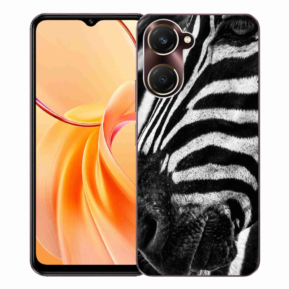 Gélový kryt mmCase na Vivo Y28s 5G - zebra