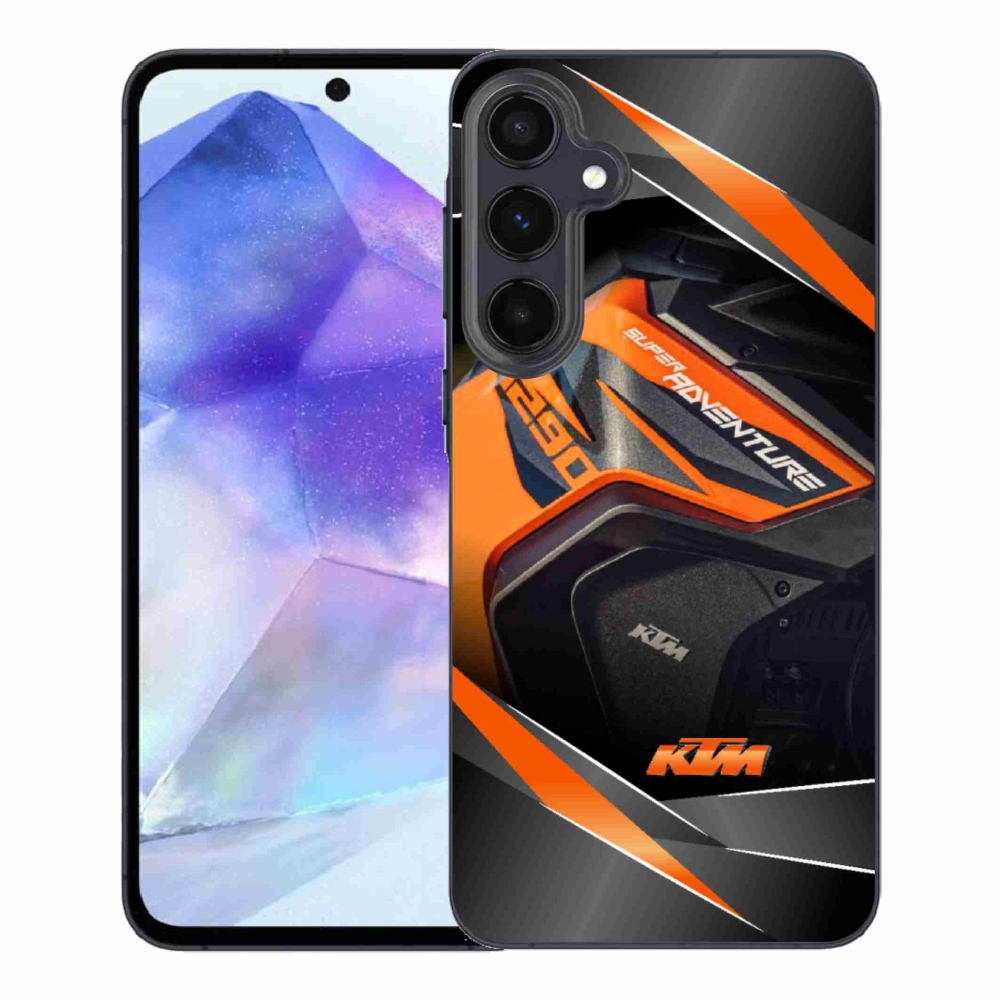 Gélový kryt mmCase na Samsung Galaxy A55 5G - motorka ktm