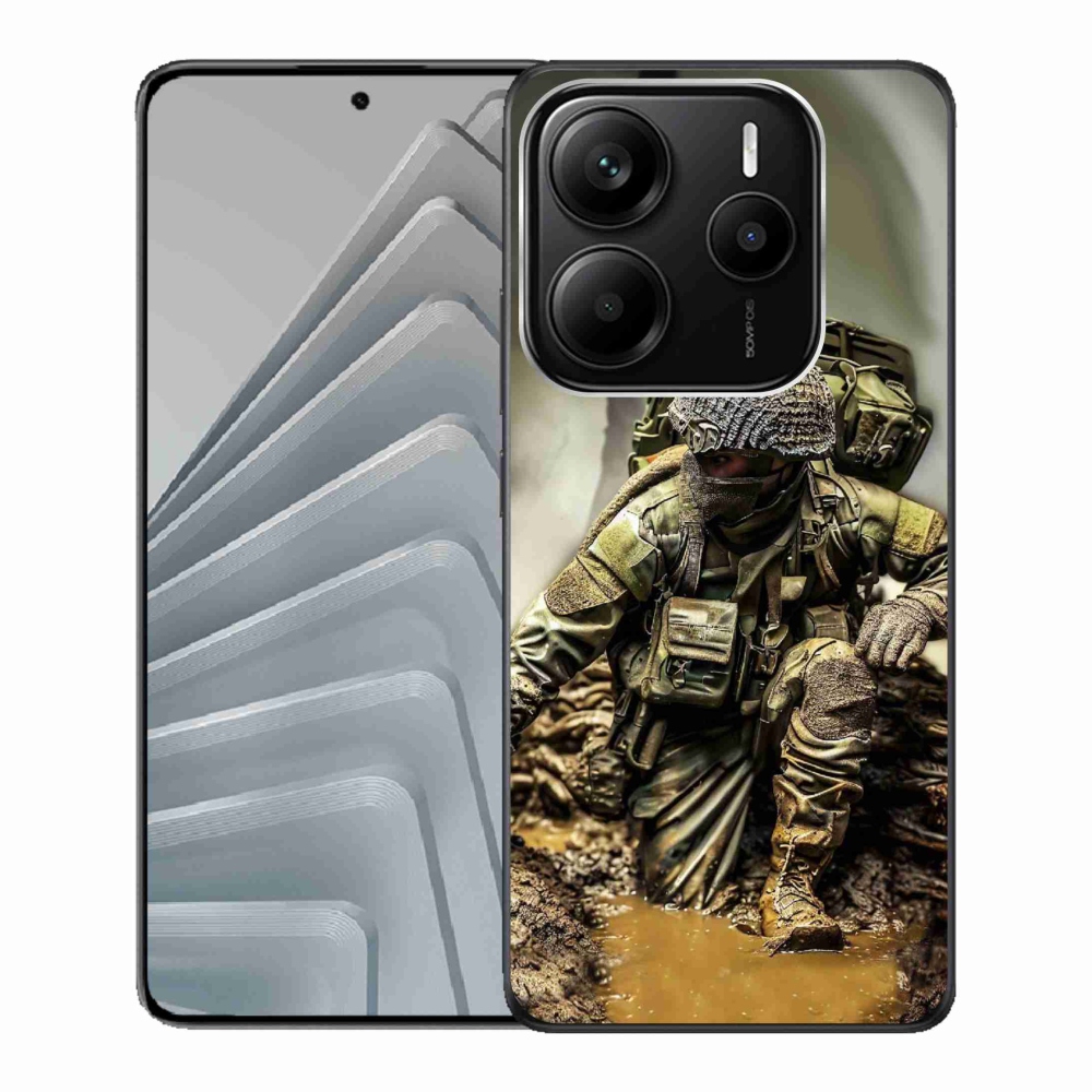 Gélový kryt mmCase na Xiaomi Redmi Note 14 5G - voják