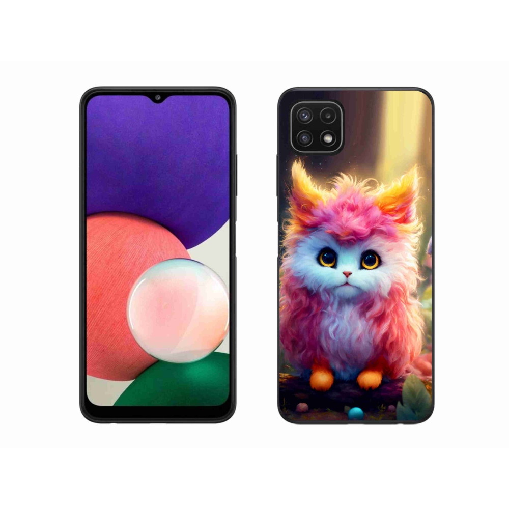 Gélový kryt mmCase na Samsung Galaxy A22 5G - roztomilé mačiatko 5