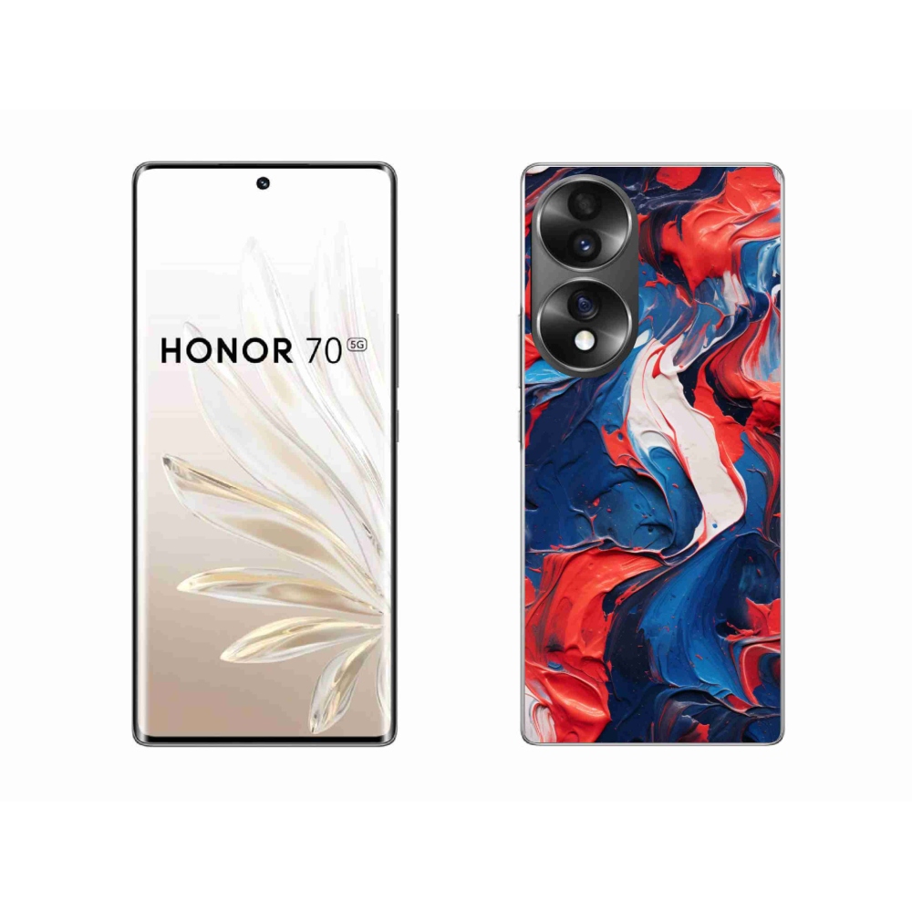 Gélový kryt mmCase na Honor 70 - abstraktný motív 7